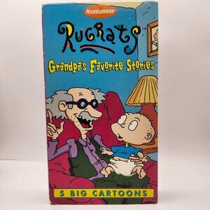 Nickelodeon Rugrats Grandpas Favorite Stories VHS 5 Big Cartoons 1997 Viacom